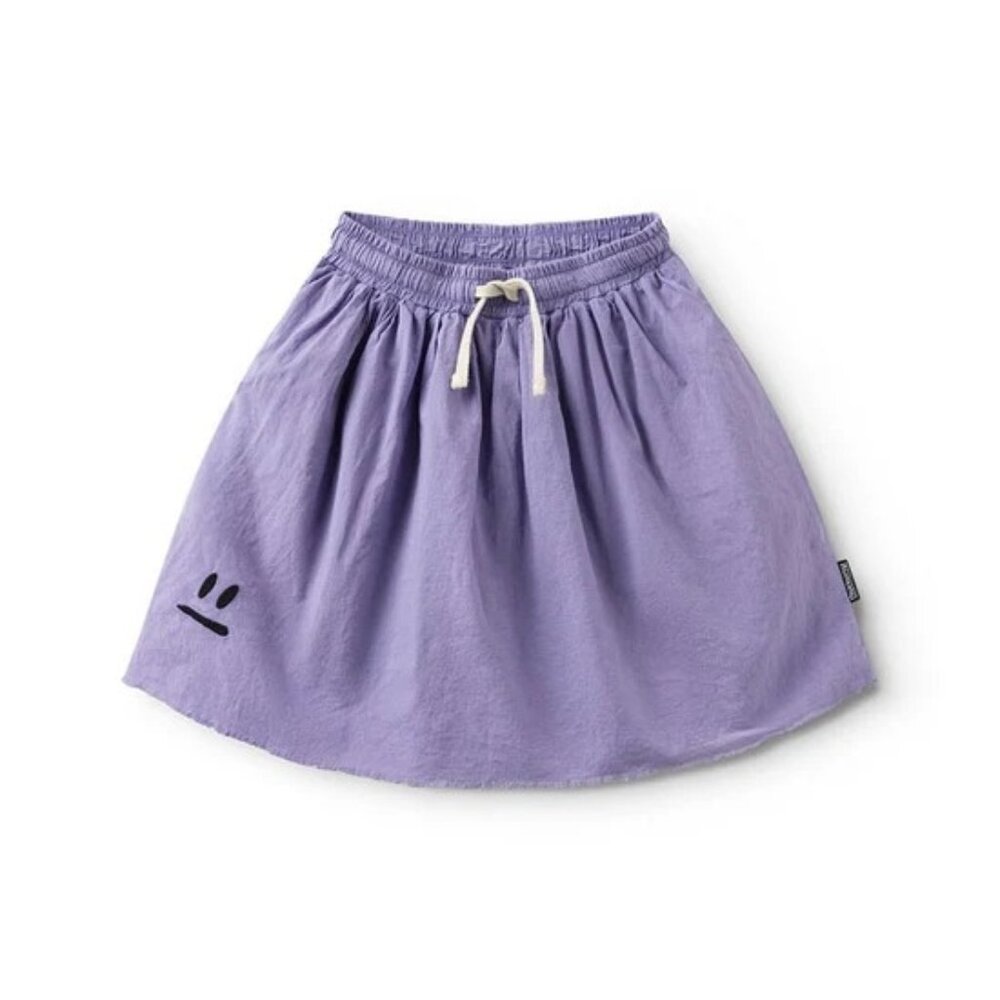 Nununu Feather Skirt in Mauve Mist